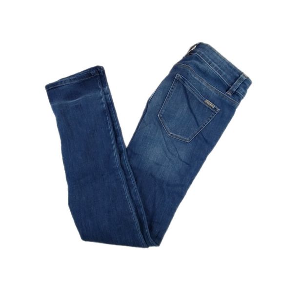 White House Black Market Womens Size 2 R The Slim Dark/Med Wash Blue Jeans - Picture 2 of 9